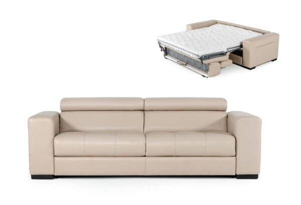 Lamod Italia Icon - Modern Italian Leather Sofa Bed - Image 5