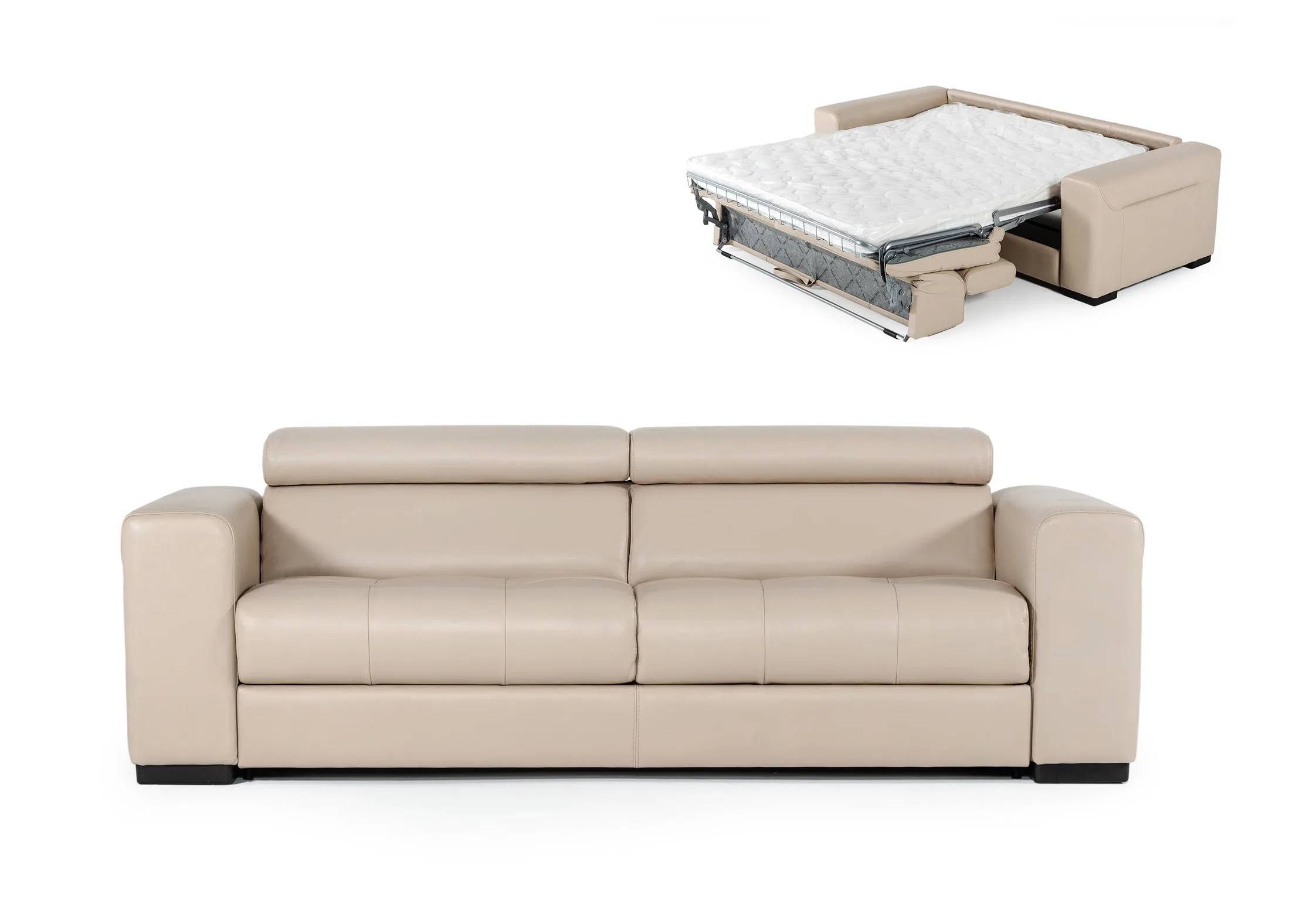 Lamod Italia Icon - Modern Italian Leather Sofa Bed - Image 5