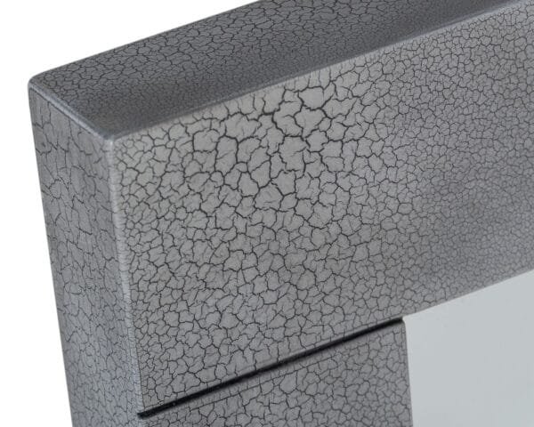Modrest Buckley - Modern Grey Crackle Mirror - Image 2