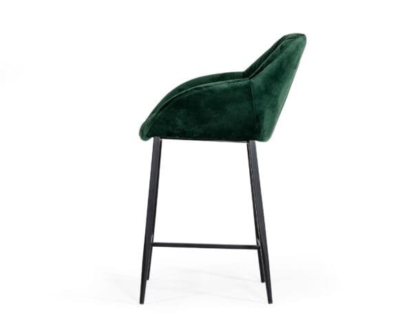 Modrest Katrina - Modern Green Fabric Bar Stool - Image 2