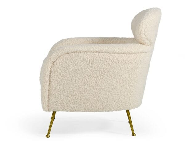 Modrest Altura - Modern Faux Fur Lounge Chair - Image 2