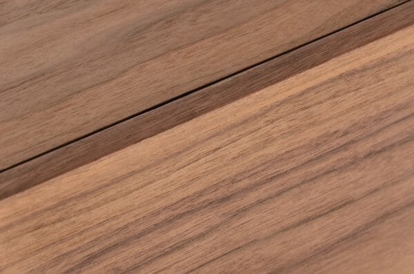 Modrest Gilroy - Modern Walnut & Stainless Steel Buffet - Image 3