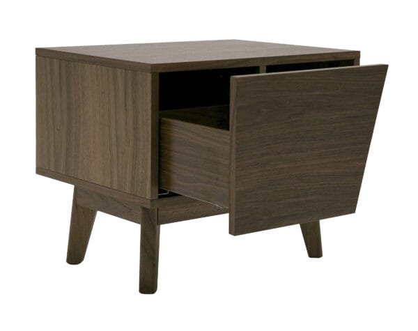 Modrest Abelard - Mid-century Walnut Nightstand - Image 2