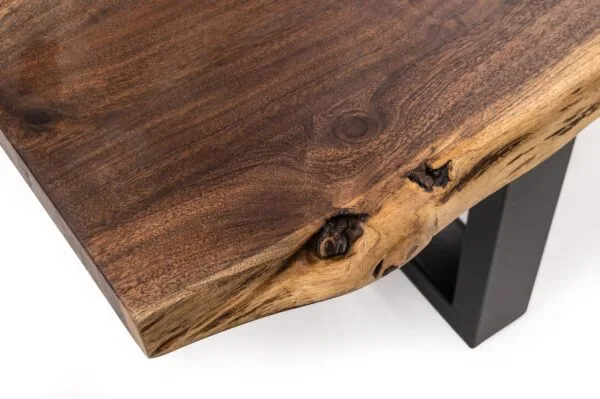 Modrest Taylor - X-Large 102" Modern Live Edge Dining Bench - Image 4