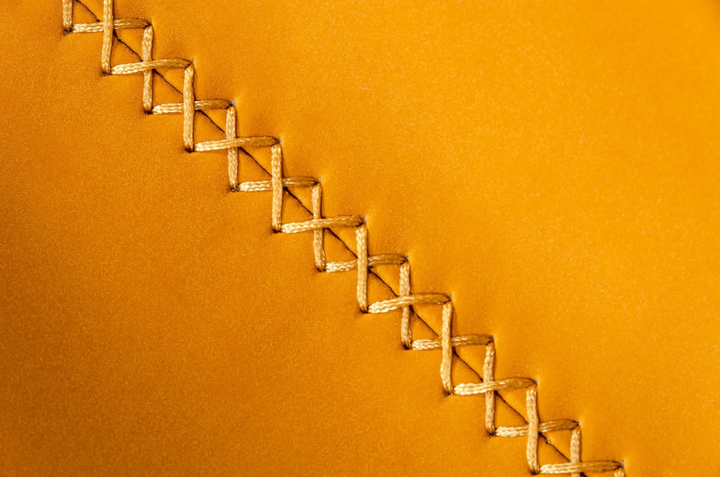 Modrest Dave - Modern Orange Leatherette Bar Stool (Set of 2) 5 Modrest Dave - Modern Orange Leatherette Bar Stool (Set of 2) - Image 5