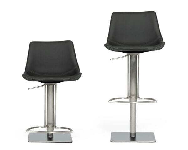 Modrest Manning - Modern Grey Bar Stool - Image 4
