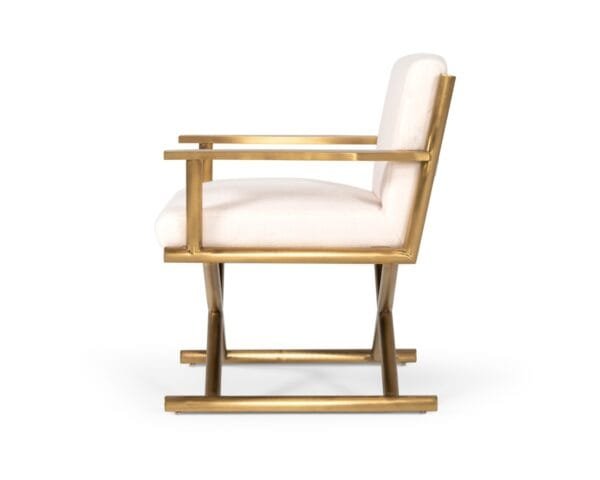 Modrest Haxtun - Modern Cream Sherpa Accent Chair - Image 4