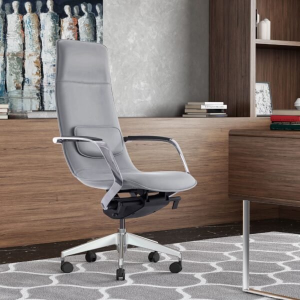 Modrest Nadella - Modern Grey High Back Executive Office Chair - Image 5