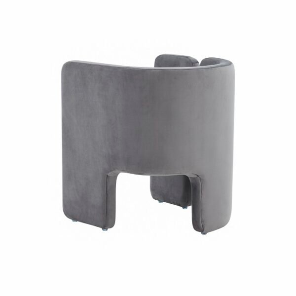 Modrest -Tirta Modern Grey Accent Chair - Image 2