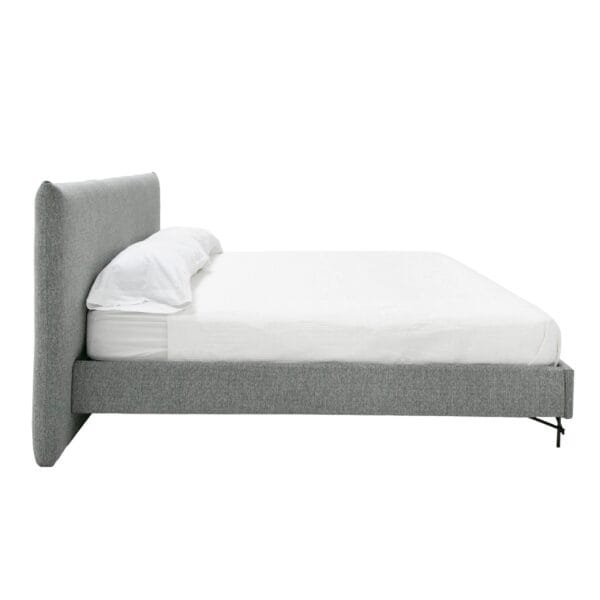 Nova Domus Aria - Italian Modern Grey Fabric Bed - Image 3