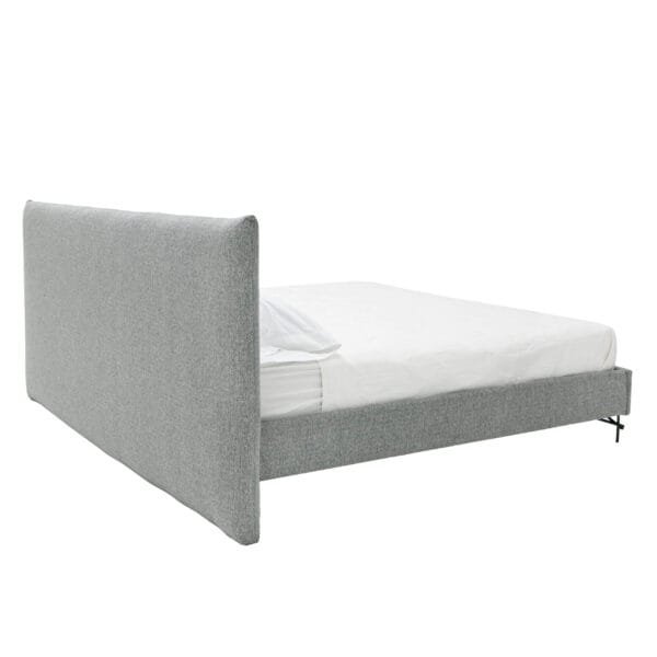 Nova Domus Aria - Italian Modern Grey Fabric Bed - Image 4