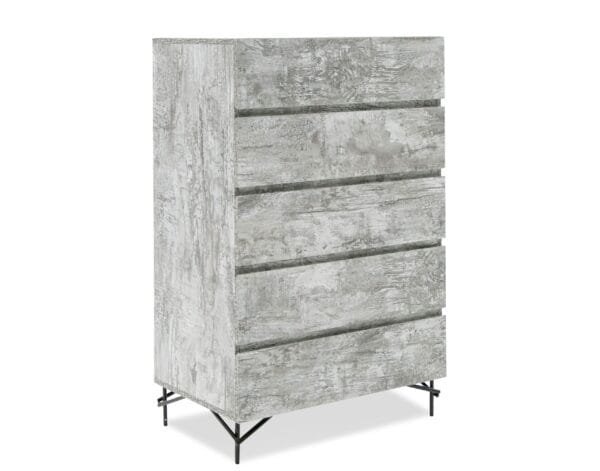 Nova Domus Aria - Italian Modern Multi Grey with texture Chest - Image 2