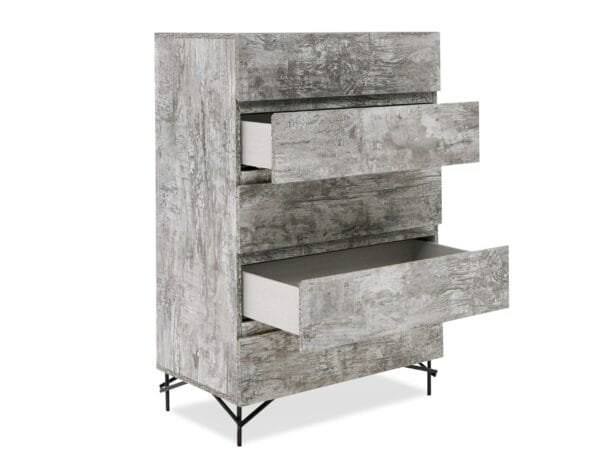 Nova Domus Aria - Italian Modern Multi Grey with texture Chest - Image 3