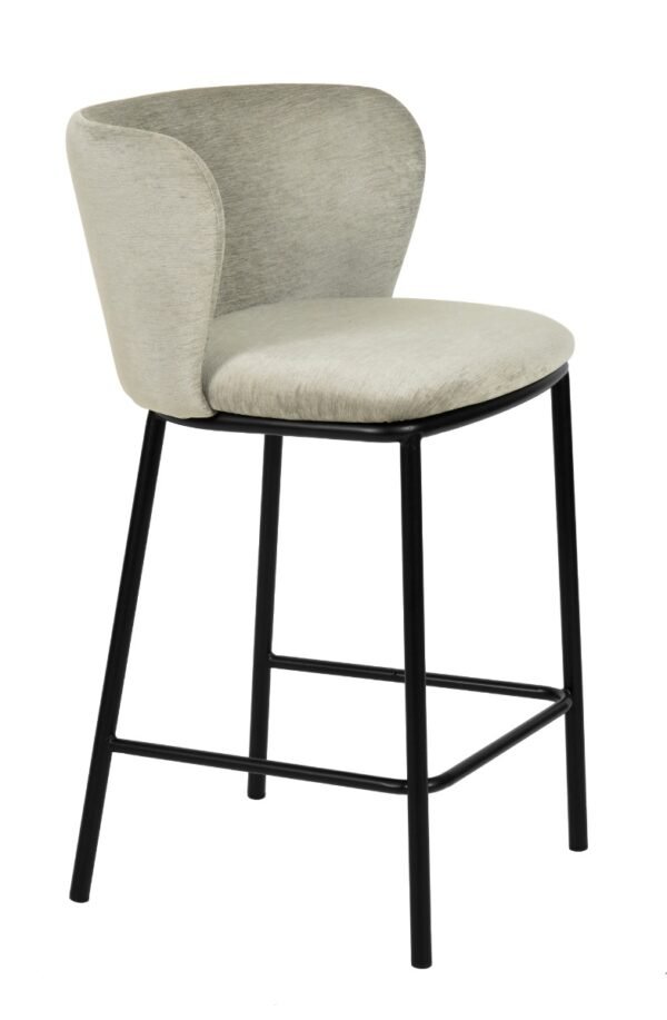 Modrest Bessie - Modern Grey Counter Stool Set of 2 - Image 2