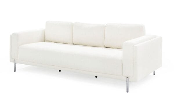 Divani Casa Schmidt - Modern Off White Fabric Sofa