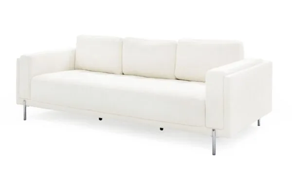 Divani Casa Schmidt - Modern Off White Fabric Sofa
