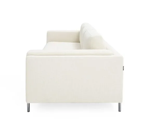 Divani Casa Schmidt - Modern Off White Fabric Sofa - Image 2