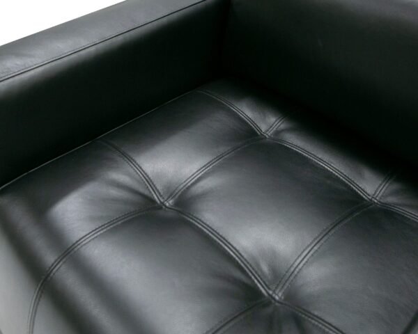 Divani Casa Schmidt - Modern Black Leather Chair - Image 4