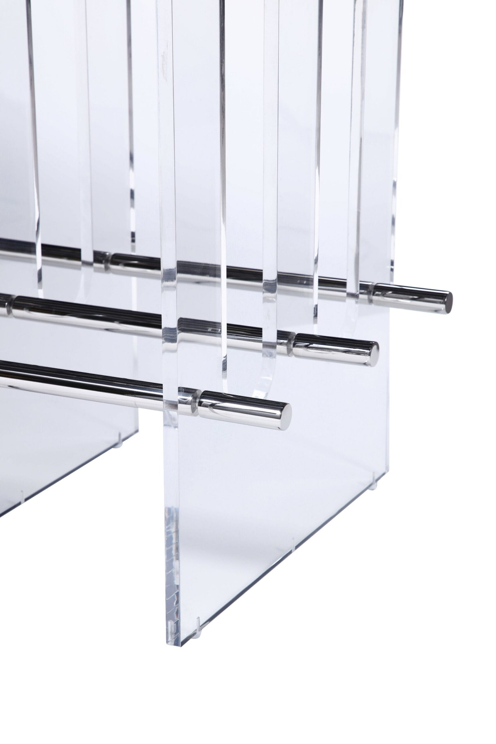 Modrest Inverness - Contemporary Black Oak + Acrylic Dining Table 4 Modrest Inverness - Contemporary Black Oak + Acrylic Dining Table - Image 4