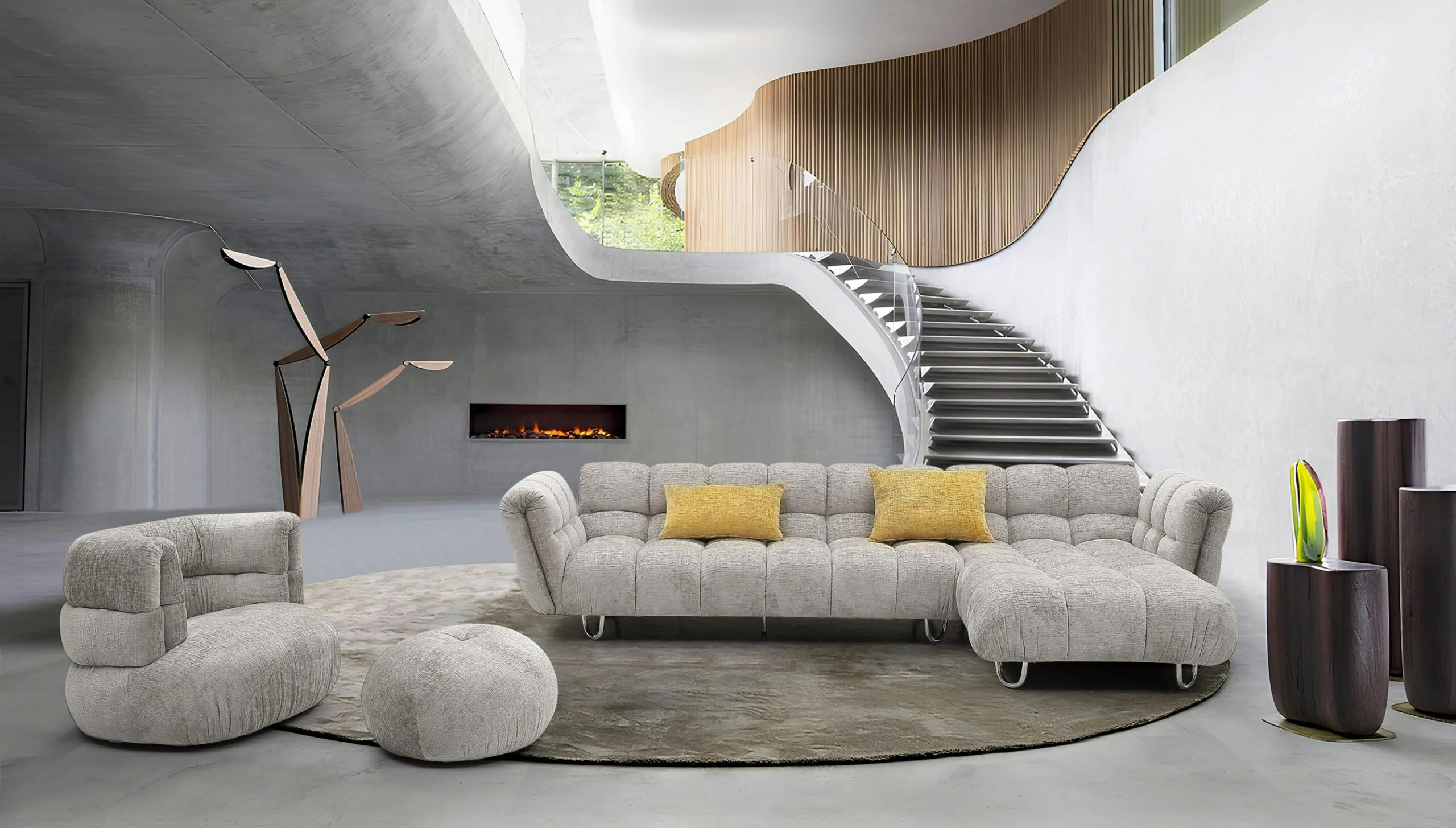 Modern Sectional Sofa: Contemporary Comfort for Stylish Living Rooms