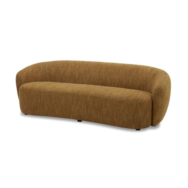 Divani Casa Norris - Modern Mustard Fabric Sofa