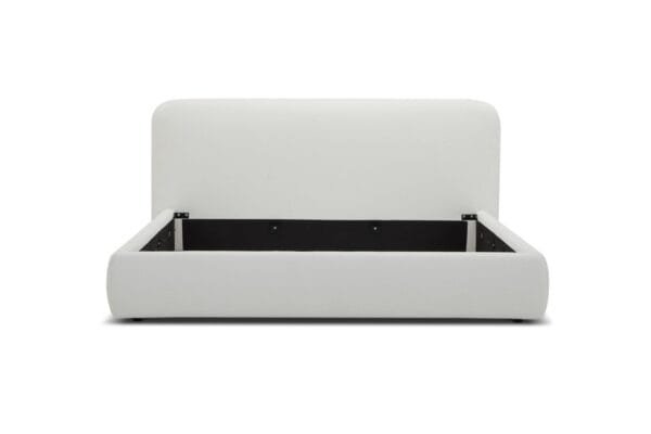 Modrest Liam - Modern Ivory Fabric Upholstered Bed