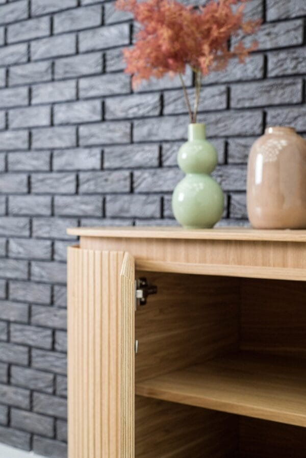 Modrest Miami - Modern Natural Oak Buffet - Image 3