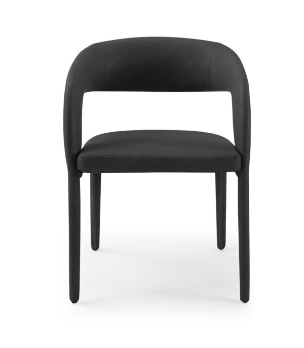 Modrest Faerron - Modern Black Leatherette Dining Chair