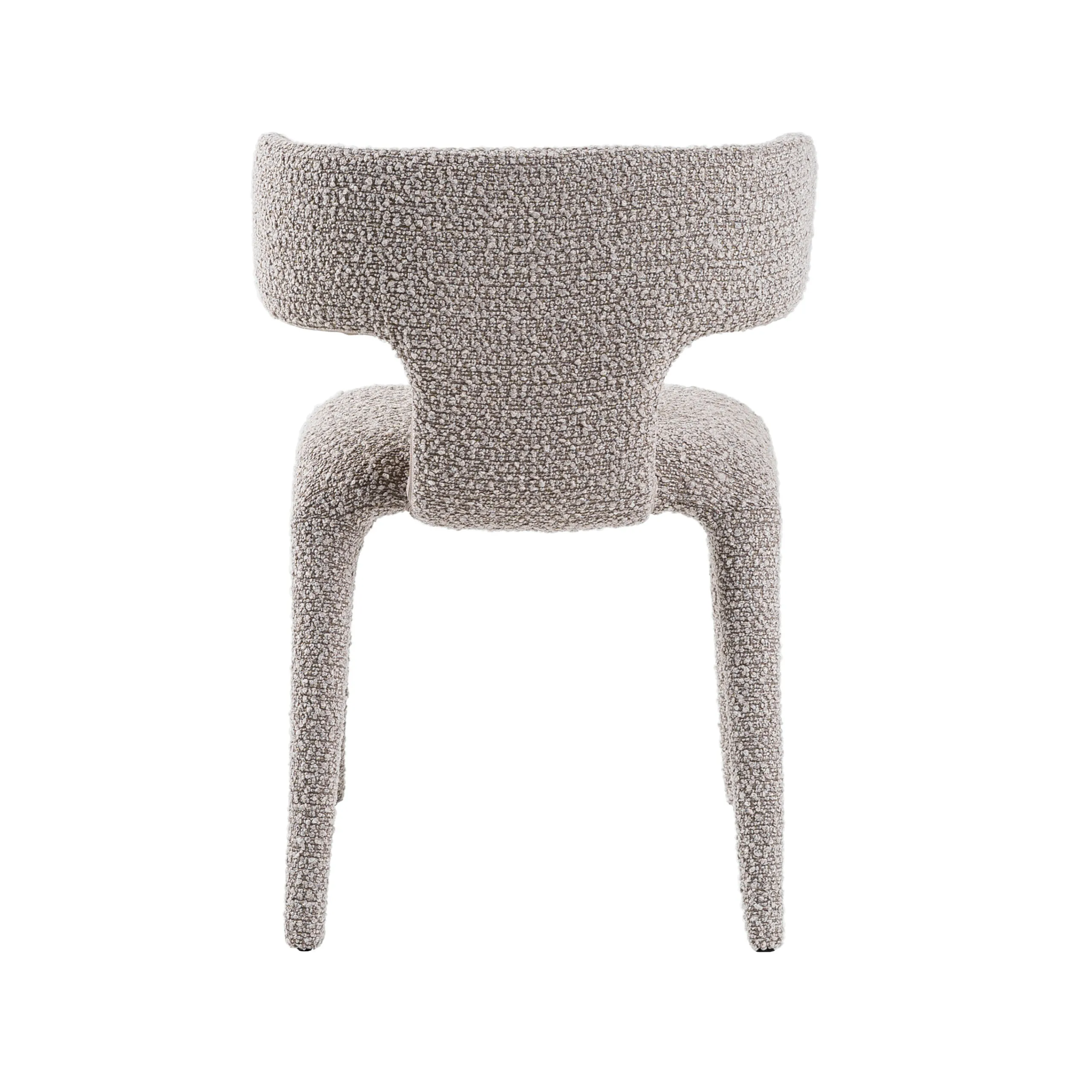 Modrest Saehee - Modern Light Grey Fabric Dining Chair - Image 4