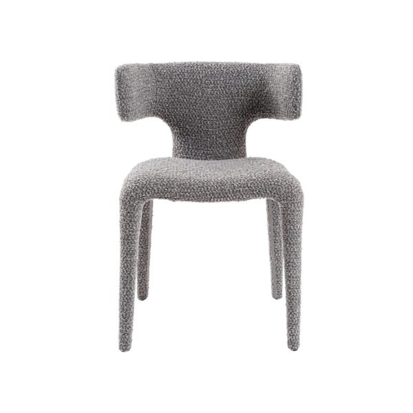 Modrest Saehee - Modern Grey Fabric Dining Chair - Image 2