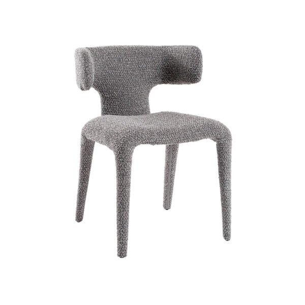 Modrest Saehee - Modern Grey Fabric Dining Chair - Image 3