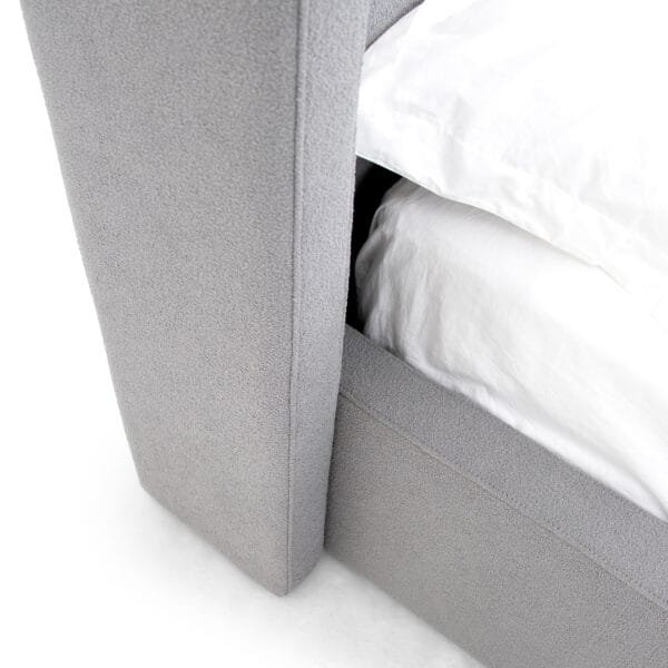 Modrest Byrne - Modern Grey Fabric Bed - Image 3