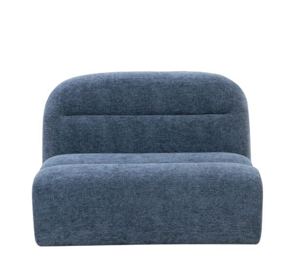 Divani Casa Forman - Modern Blue Fabric Modular Sectional Sofa - Image 2