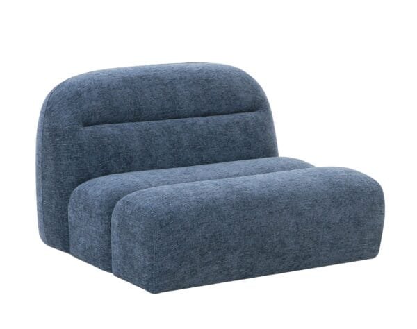 Divani Casa Forman - Modern Blue Fabric Modular Sectional Sofa - Image 3