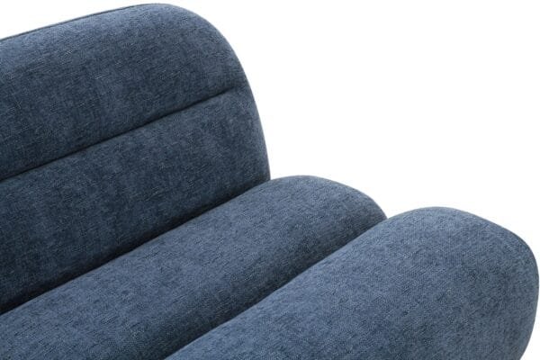 Divani Casa Forman - Modern Blue Fabric Modular Armless Sectional Seat - Image 4