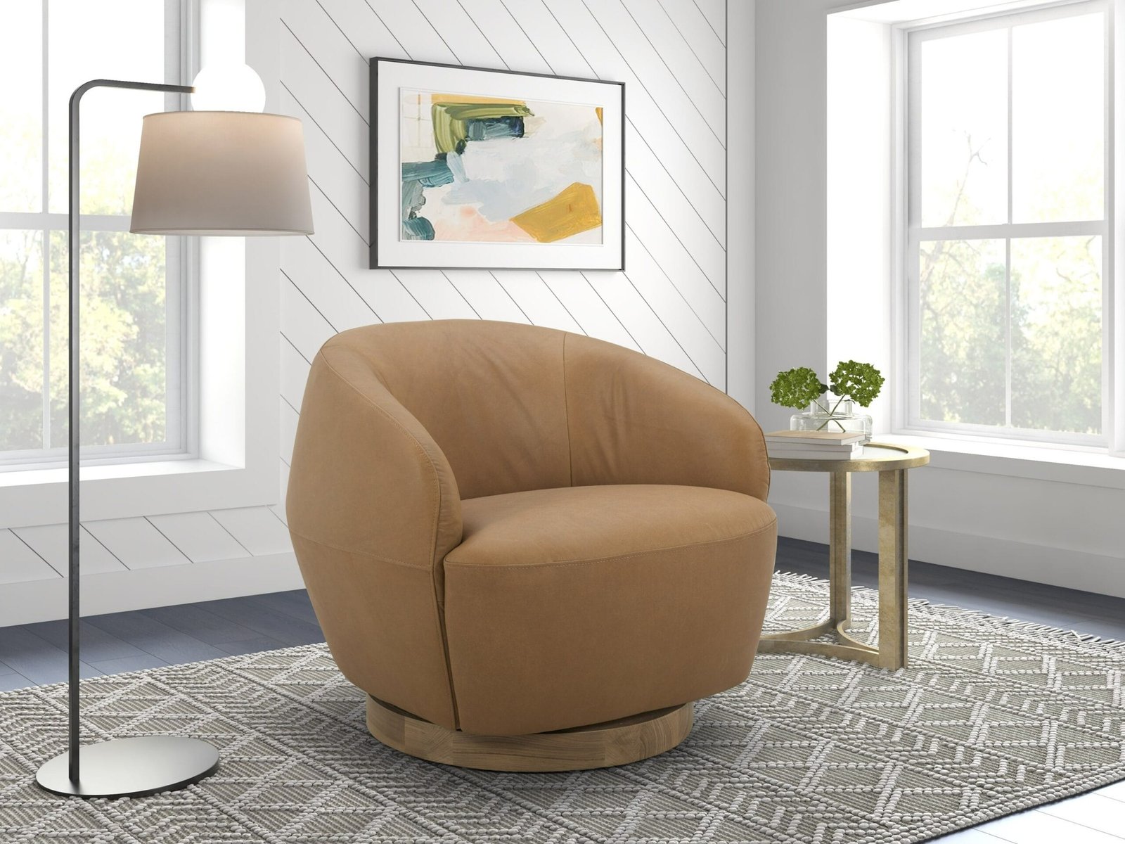 81735 kf a1203 agatha accent chair wilmington tan leather x773059 k 1 scaled - Minimalist Furniture