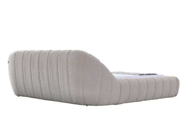 Divani Casa Yolonda - Modern Beige Fabric Bed - Image 3