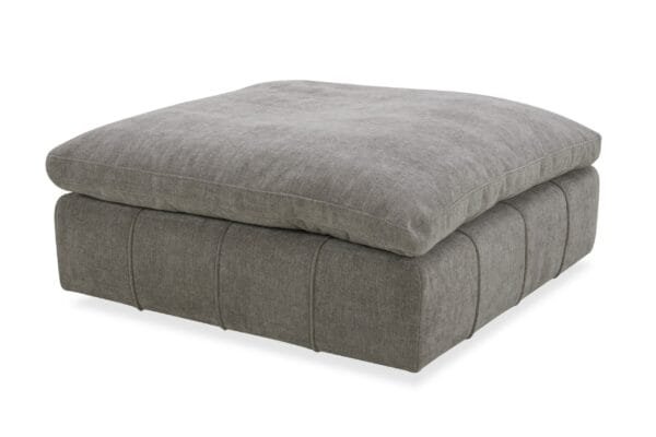 Divani Casa Vicki - Modern Grey Fabric Modular Sectional Sofa + Ottoman - Image 4
