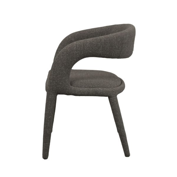 Modrest Faerron - Modern Grey Fabric Dining Chair - Image 3