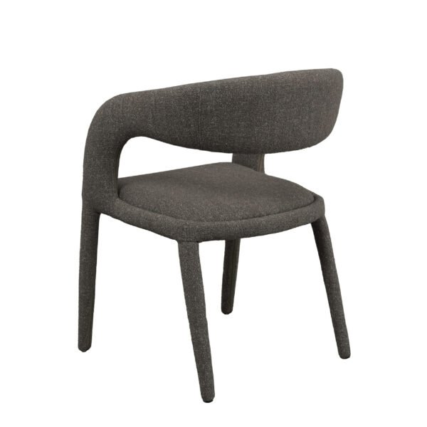 Modrest Faerron - Modern Grey Fabric Dining Chair - Image 4