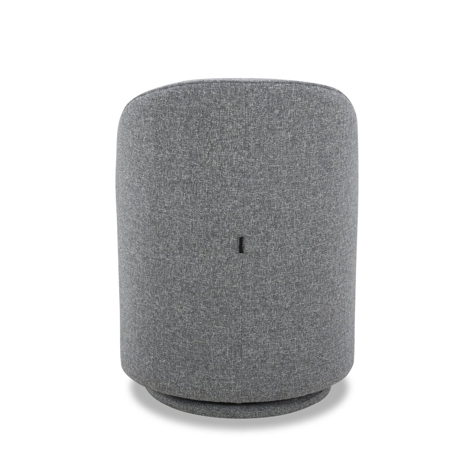 Modrest Correa - Modern Grey Fabric Swivel Dining Chair - Image 3