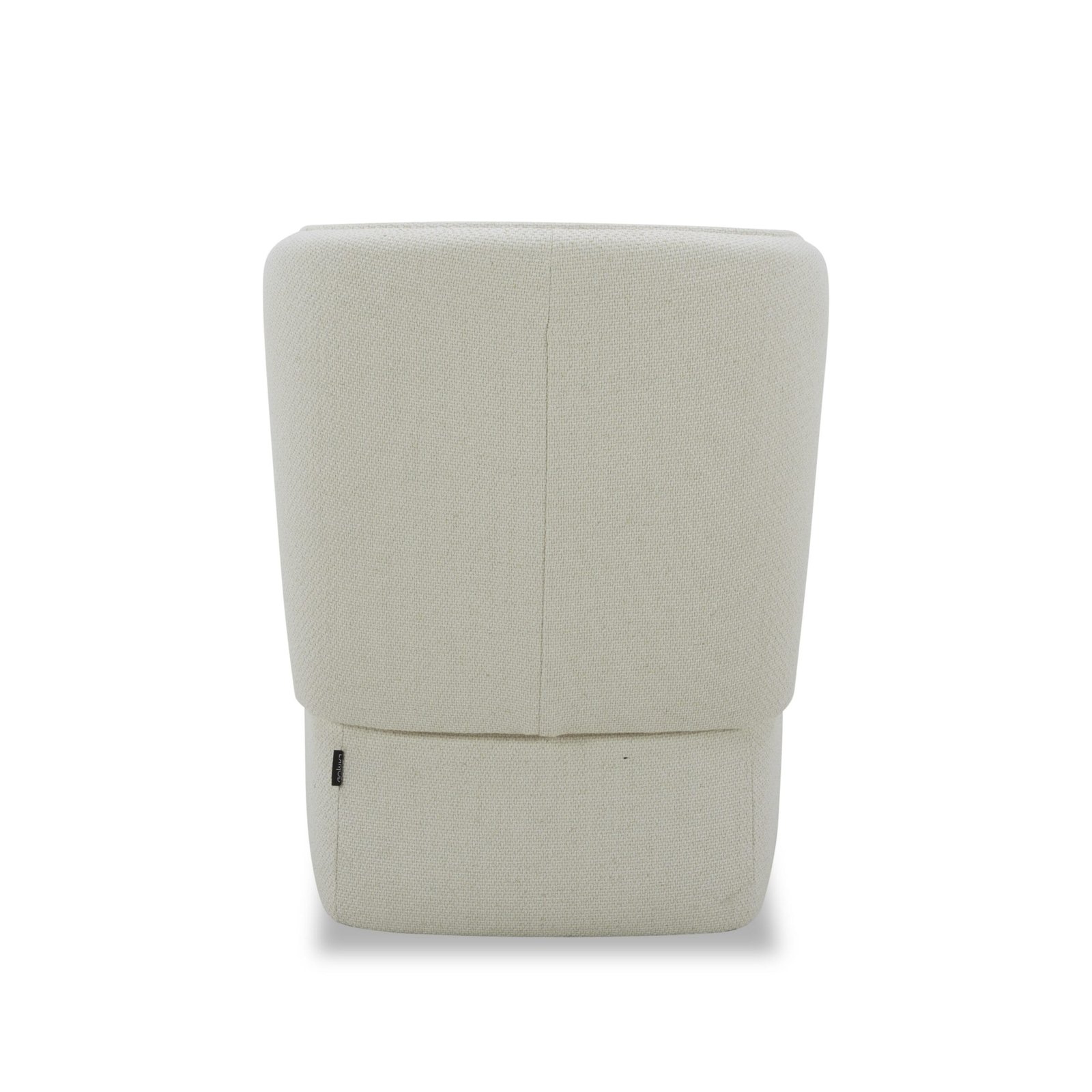 Modrest Souza - Modern Beige Fabric Swivel Dining Chair - Image 3