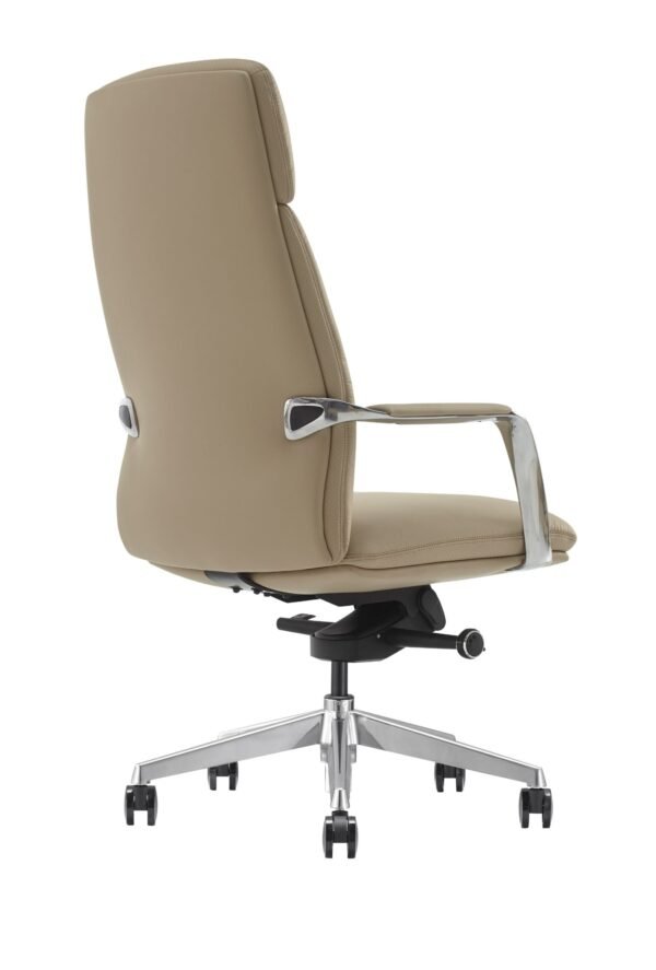 Modrest Ozark - Modern Tan Vegan Leather Office Chair - Image 4