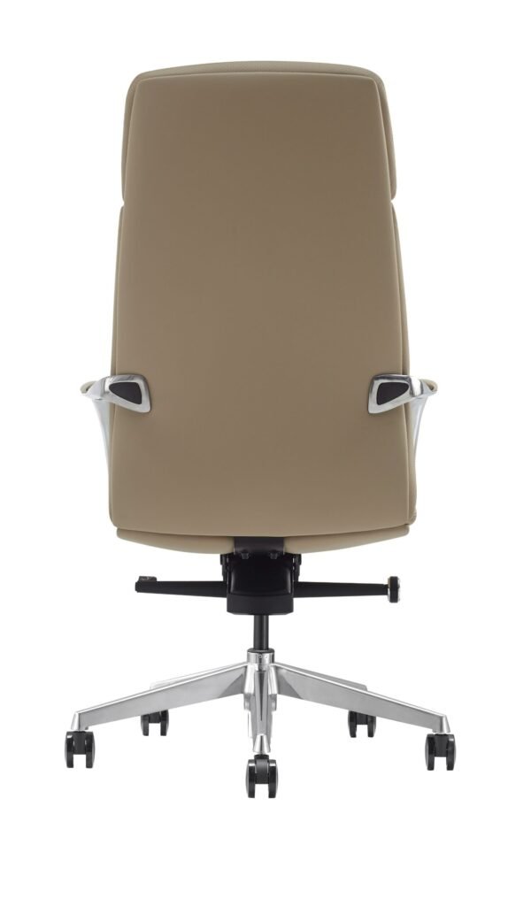 Modrest Ozark - Modern Tan Vegan Leather Office Chair - Image 5