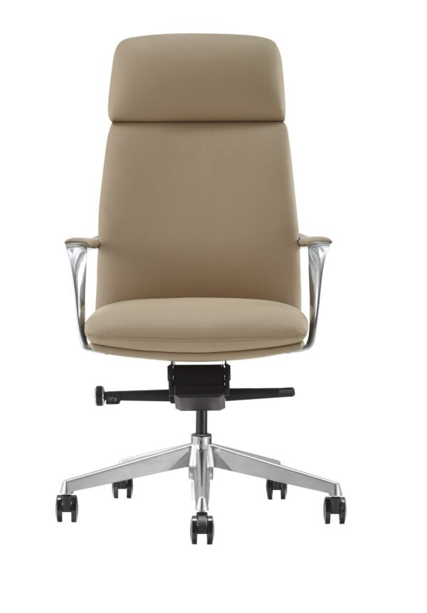 Modrest Ozark - Modern Tan Vegan Leather Office Chair