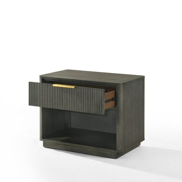 Nova Domus Santa Monica - Modern Grey Wash Nightstand - Image 2