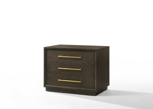 Modrest Manhattan - Contemporary Canopy Brown Oak Bedroom Set - Image 3