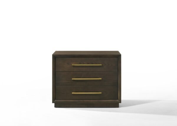 Modrest Manhattan - Contemporary Canopy Brown Oak Bedroom Set - Image 5