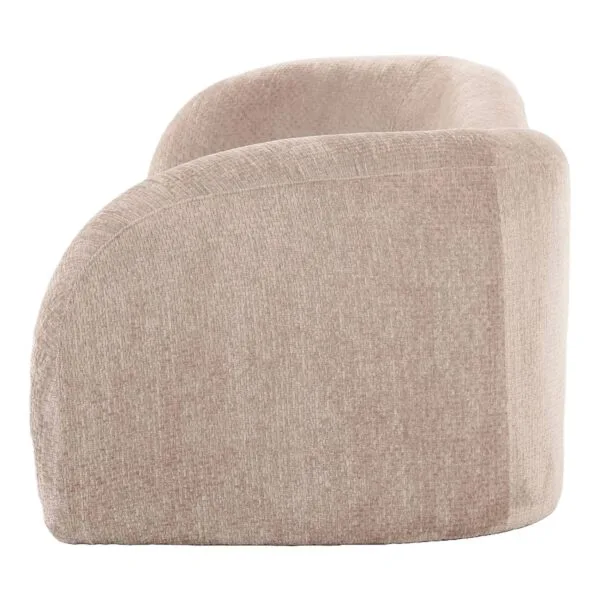 Divani Casa Calico - Contemporary Beige Fabric 4-Seat Sofa - Image 2