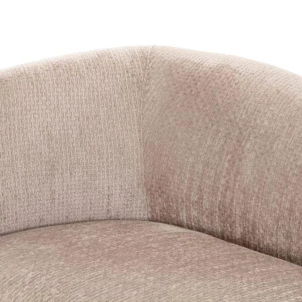 Divani Casa Calico - Contemporary Beige Fabric 4-Seat Sofa - Image 5